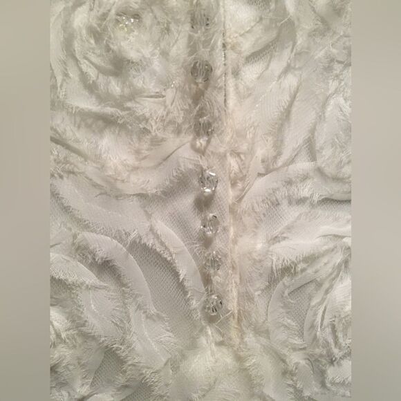 Perfect Casablanca Bridal Ivory Gown Princess Strapless Wedding Dress 8 - Picture 9 of 16